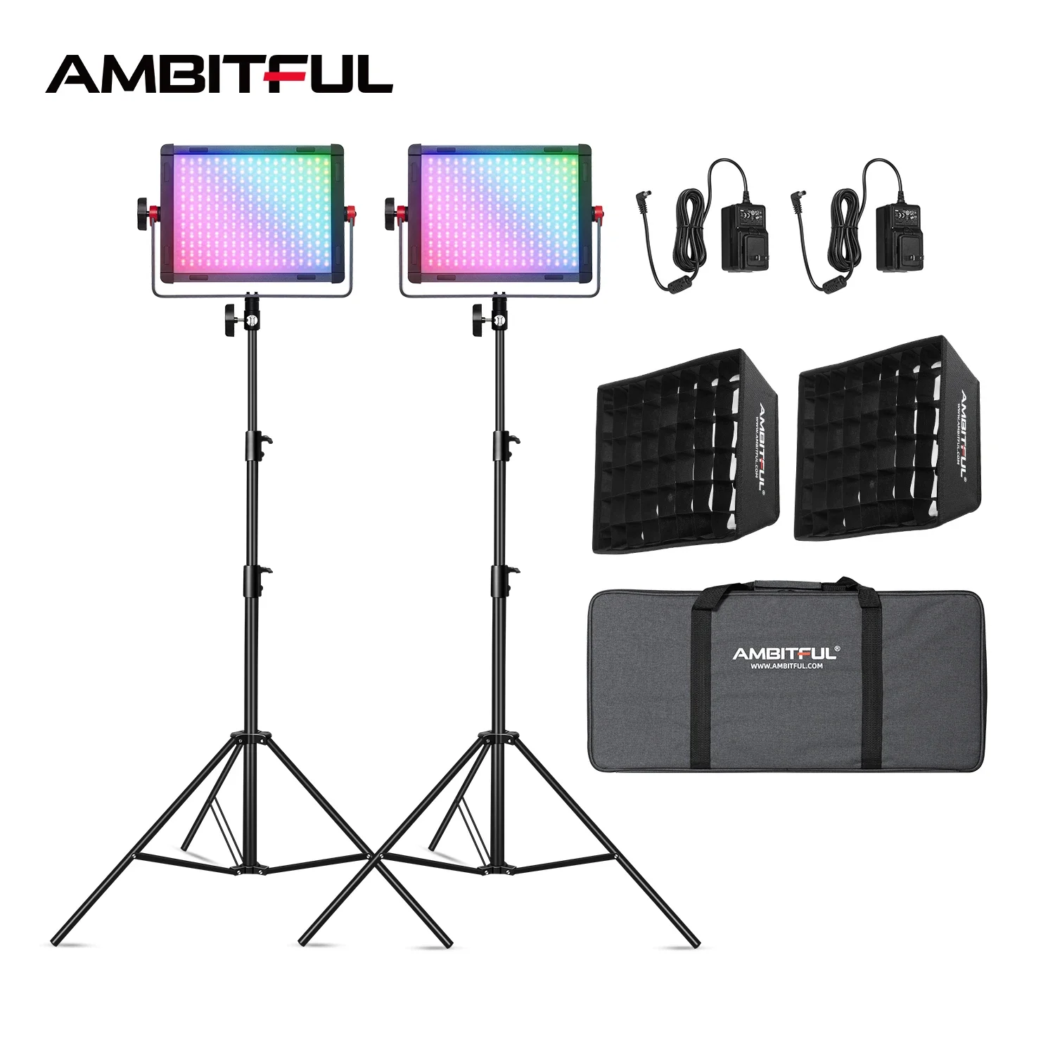 Photography Lighting Professional - AMBITUFL P35R 30W RGB LED Video