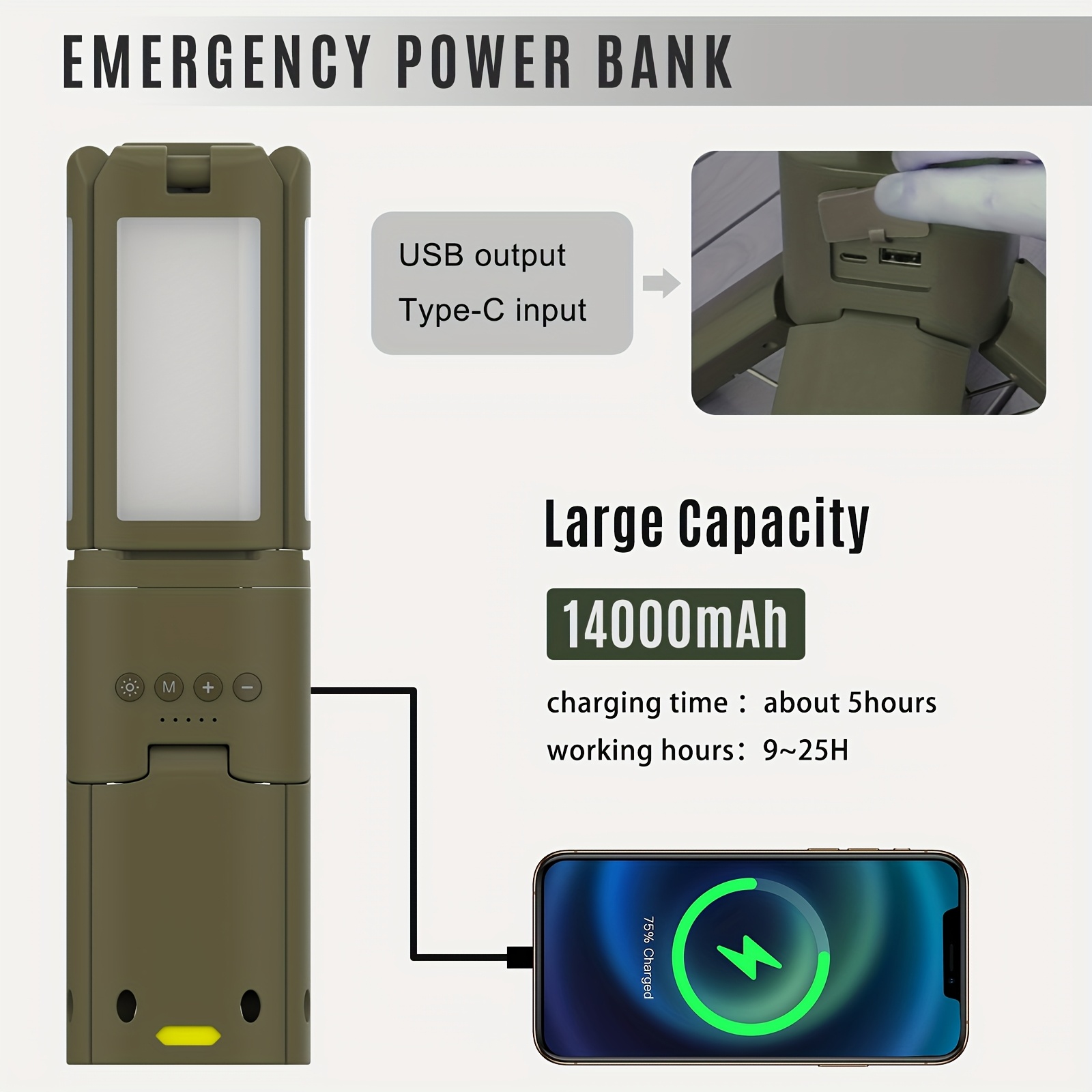Camping Lantern, 14000mAh Rech - V Mount Battery 리뷰 및 가격