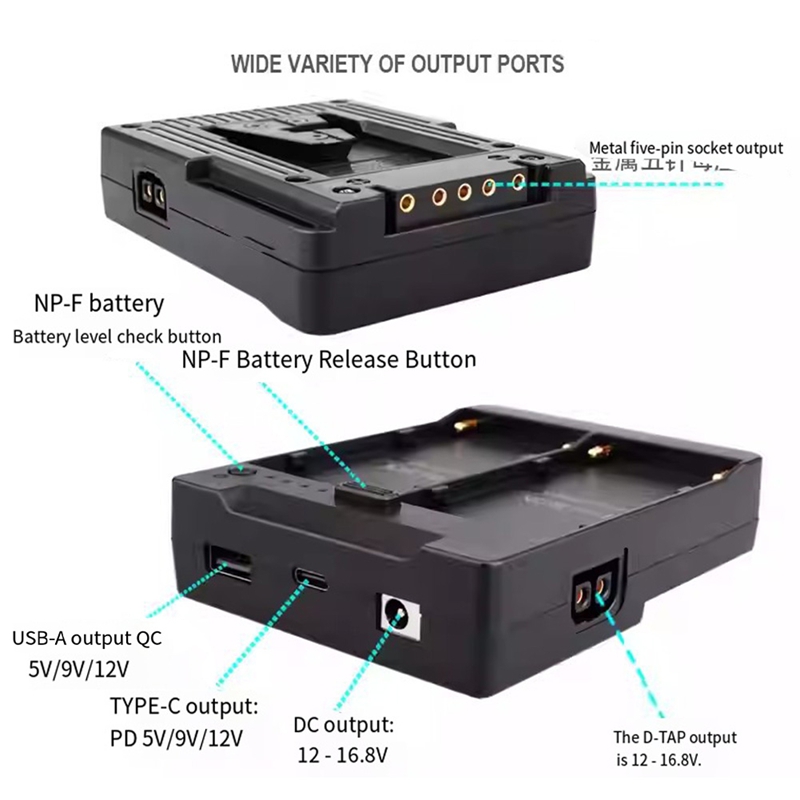 Dual NP-F550/750/970 NP-F Seri - V Mount Battery 리뷰 및 가격