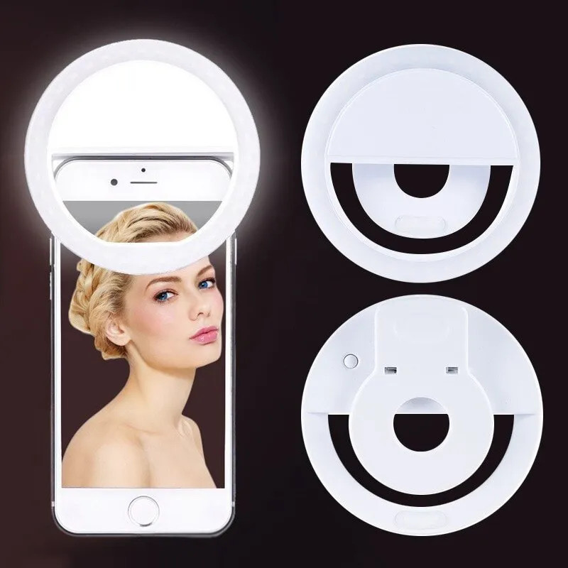 USB Rechargeable LED Selfie Ri - Photography Lighting Professional 리뷰 및 가격