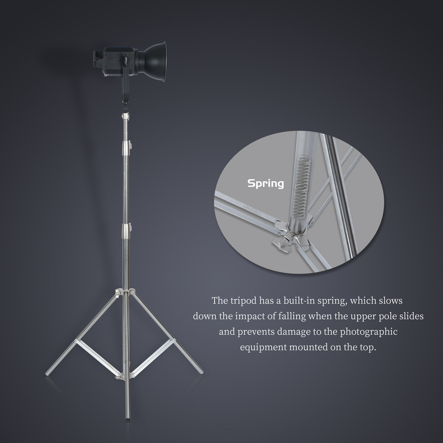 SH 2.8M Stainless Steel Light  - Photography Lighting For Products 리뷰 및 가격