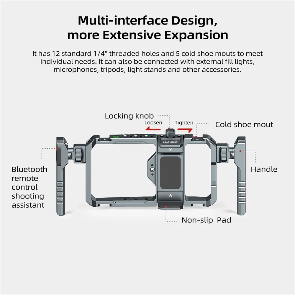 Universal Metal Phone Cage Sma - Photography Lighting Professional 리뷰 및 가격