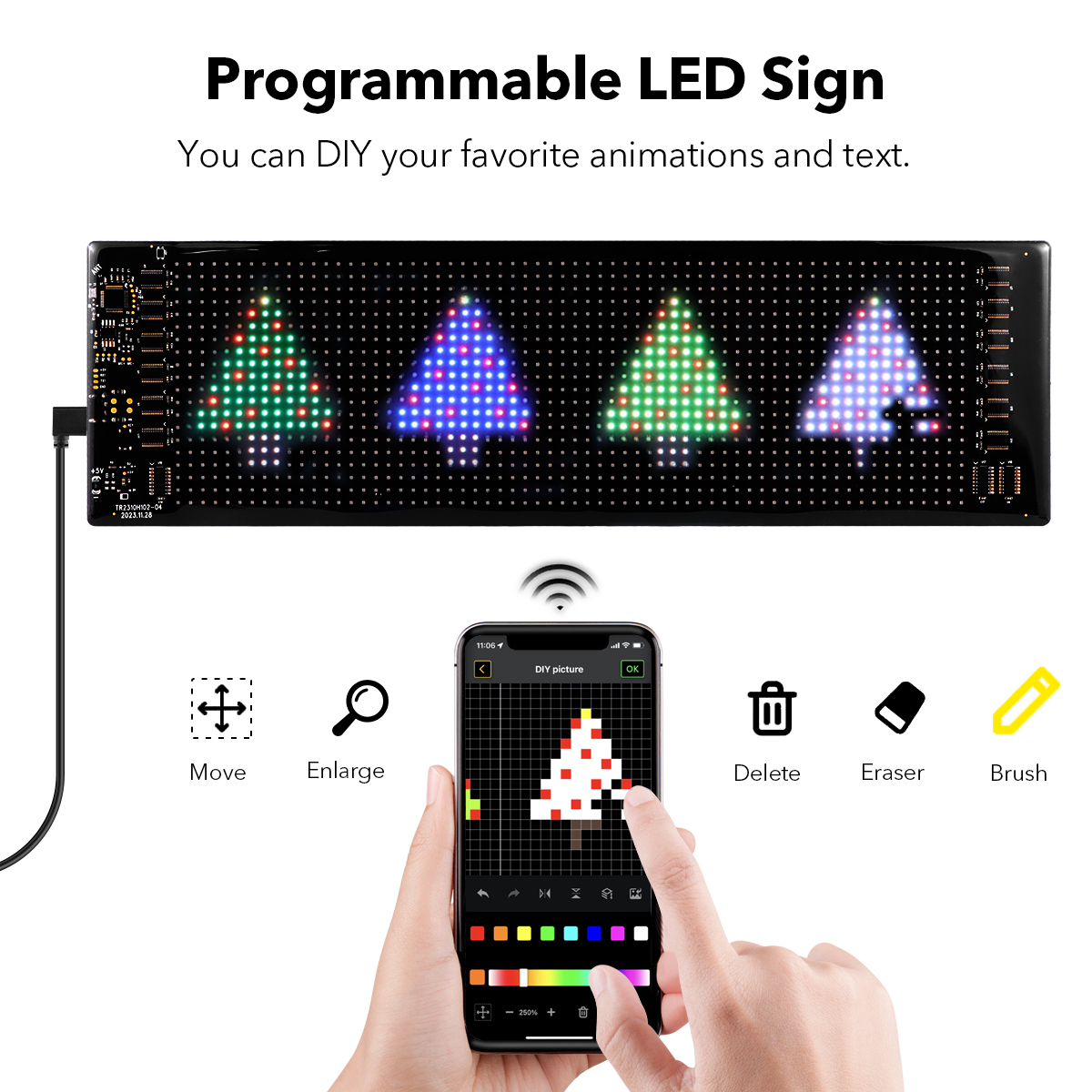 16x96 LEDs Matrix Pixel Panel, - Video Light Panel Led 리뷰 및 가격