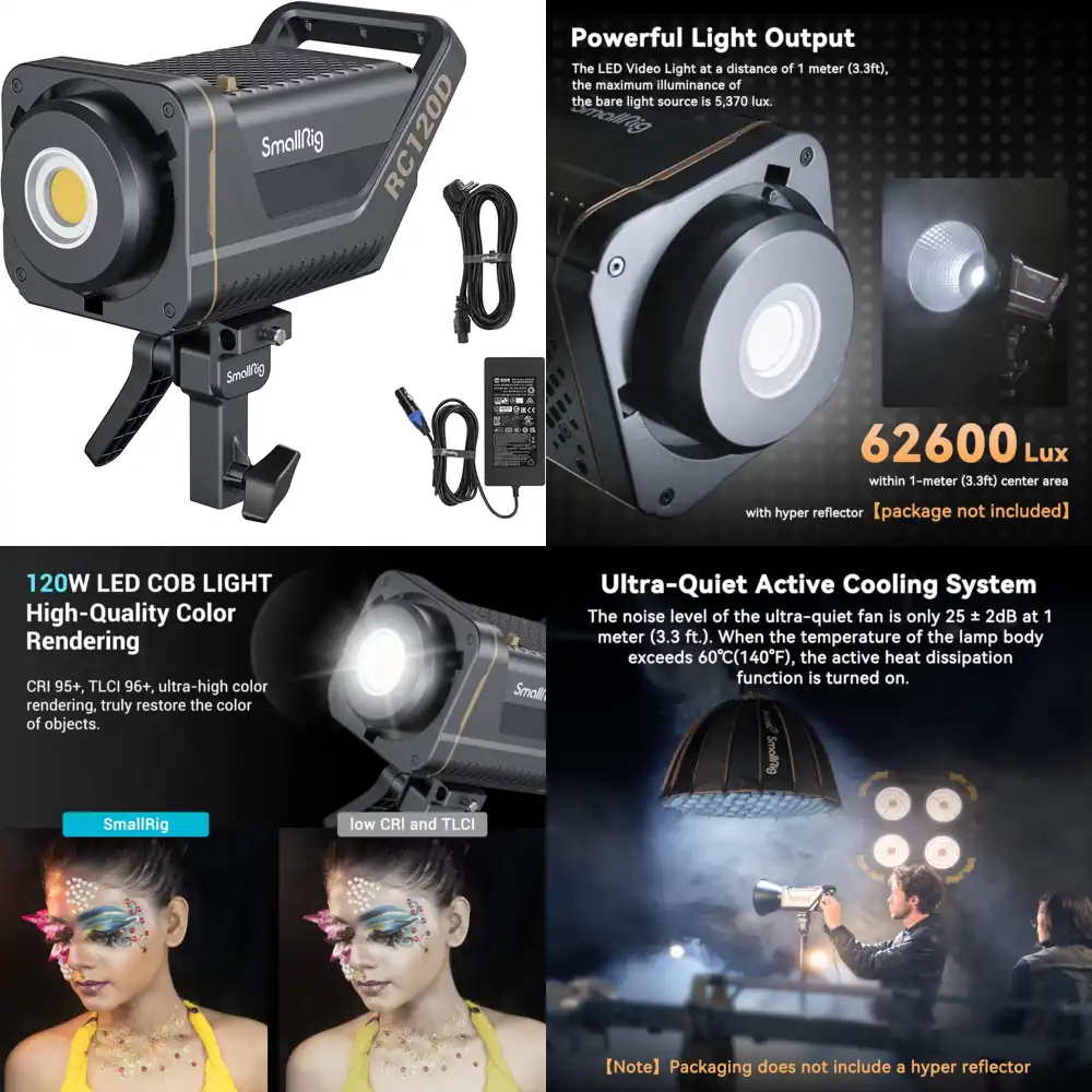 SmallRig RC 120D 120W COB LED  - V Mount Battery 리뷰 및 가격