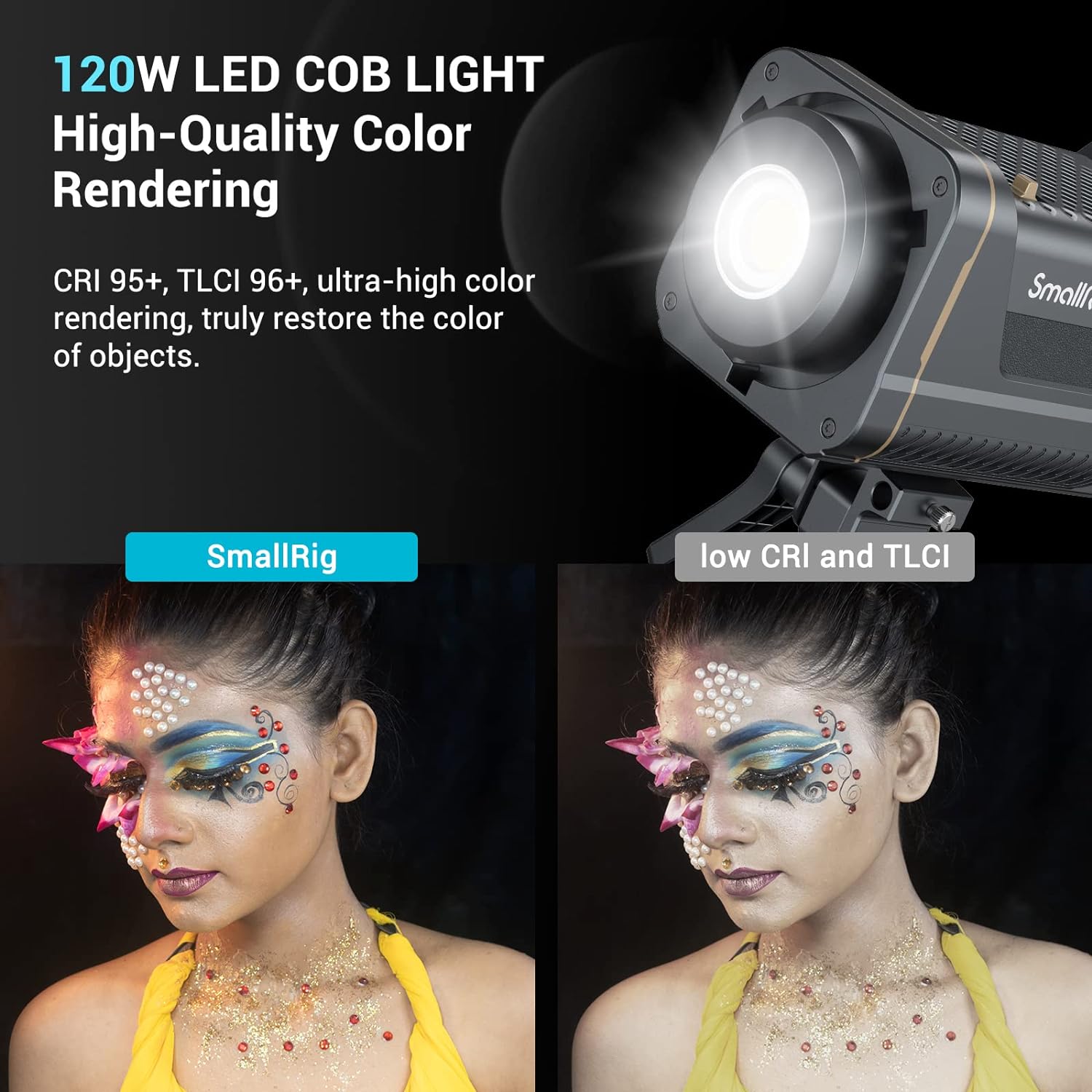 SmallRig RC 120D 120W COB LED  - V Mount Battery 리뷰 및 가격