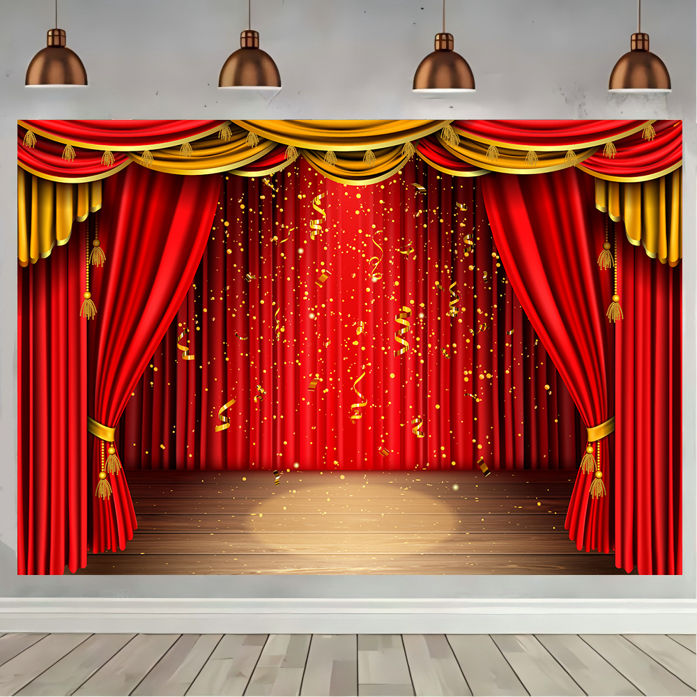 Red Theater Curtain Party Back - Photography Lighting For Products 리뷰 및 가격