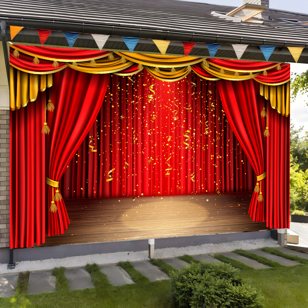 Red Theater Curtain Party Back - Photography Lighting For Products 리뷰 및 가격