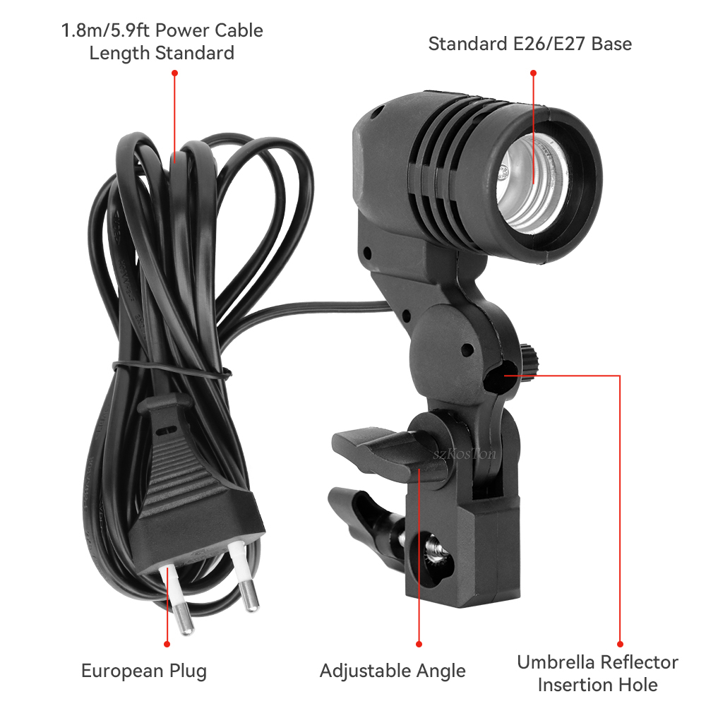 Single Head Bulb Holder E27 So - Photography Lighting For Products 리뷰 및 가격