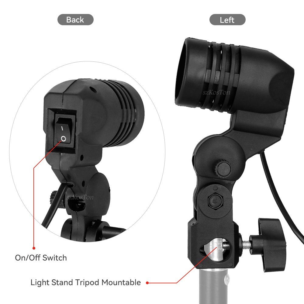 Single Head Bulb Holder E27 So - Photography Lighting For Products 리뷰 및 가격