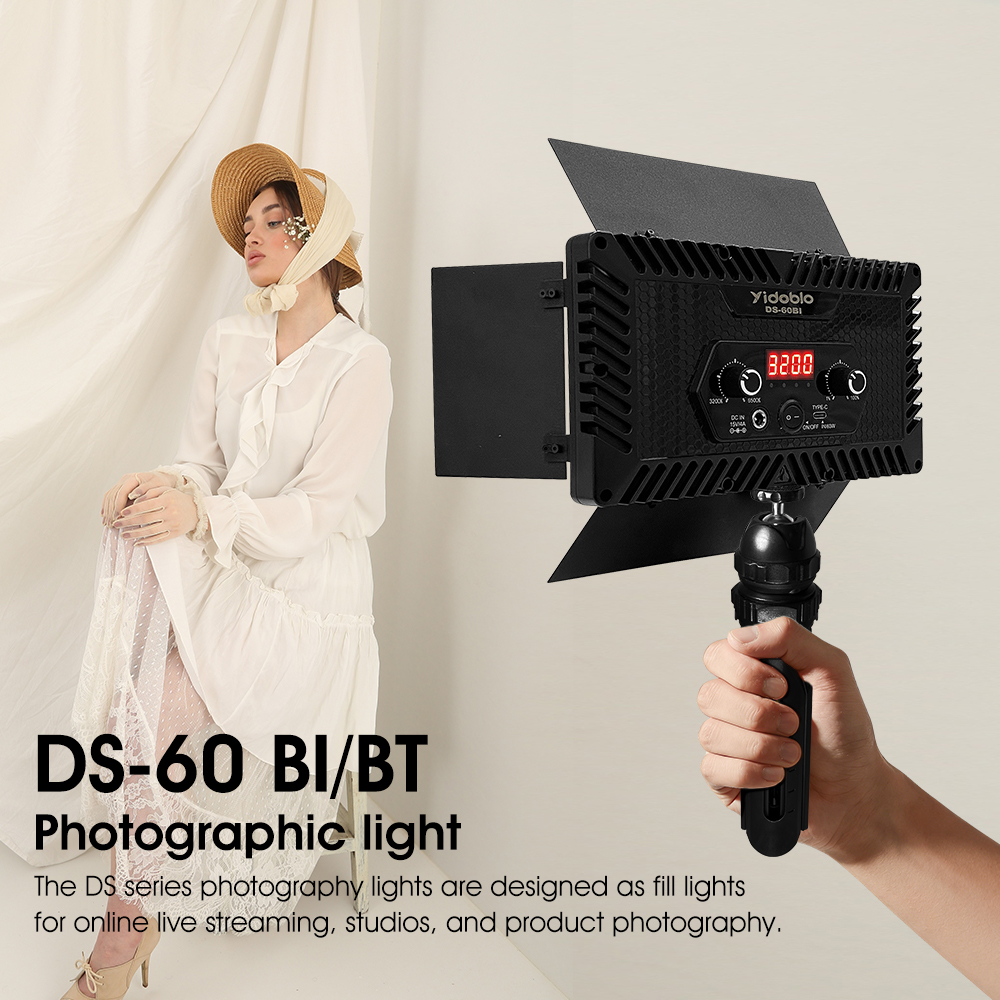 Portable Video Light DS60BI Ph - Video Light Panel Led 리뷰 및 가격