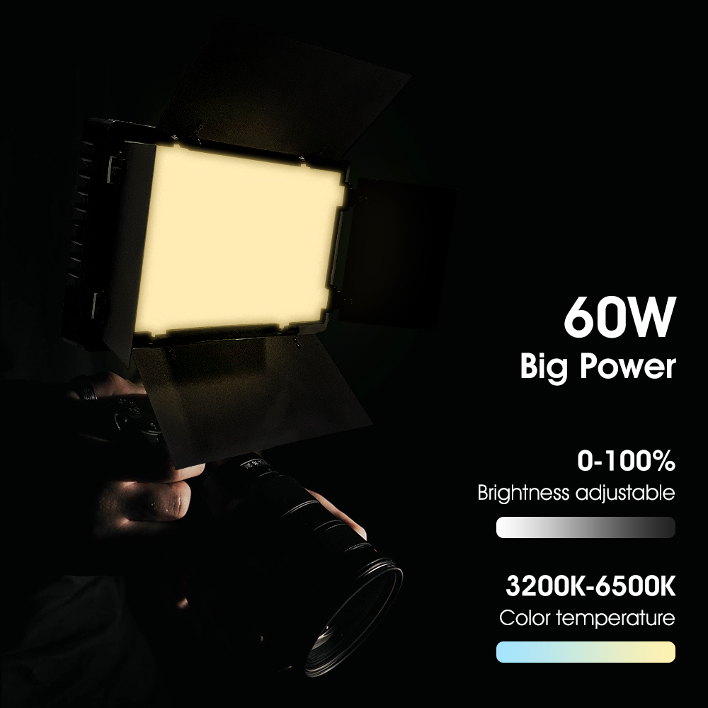 Portable Video Light DS60BI Ph - Video Light Panel Led 리뷰 및 가격