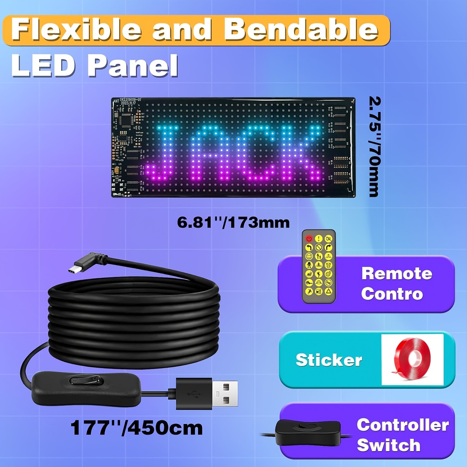 Smart Car LED Display Programm - Video Light Panel Led 리뷰 및 가격