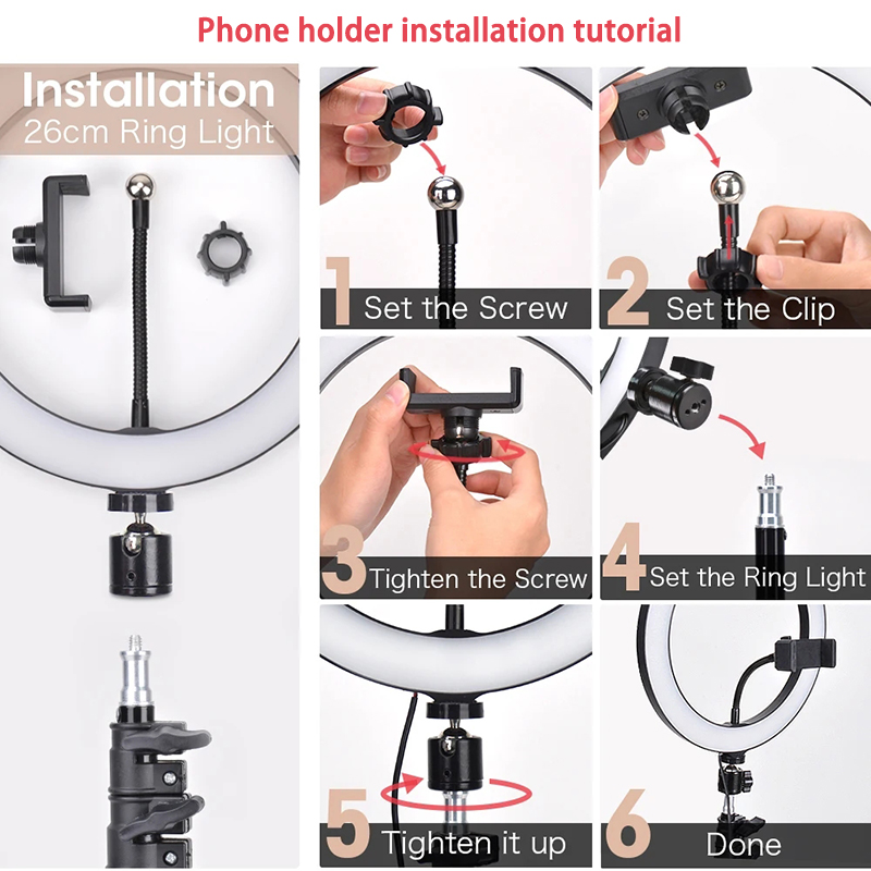 Video Light 16/26/33cm Selfie  - Photography Lighting For Products 리뷰 및 가격