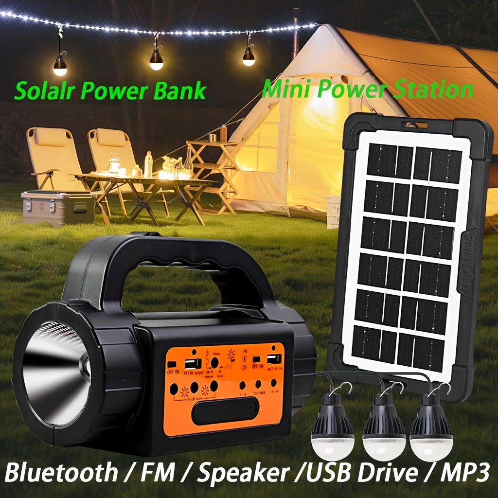 Solar Rechargeable Camping Lig - V Mount Battery 리뷰 및 가격