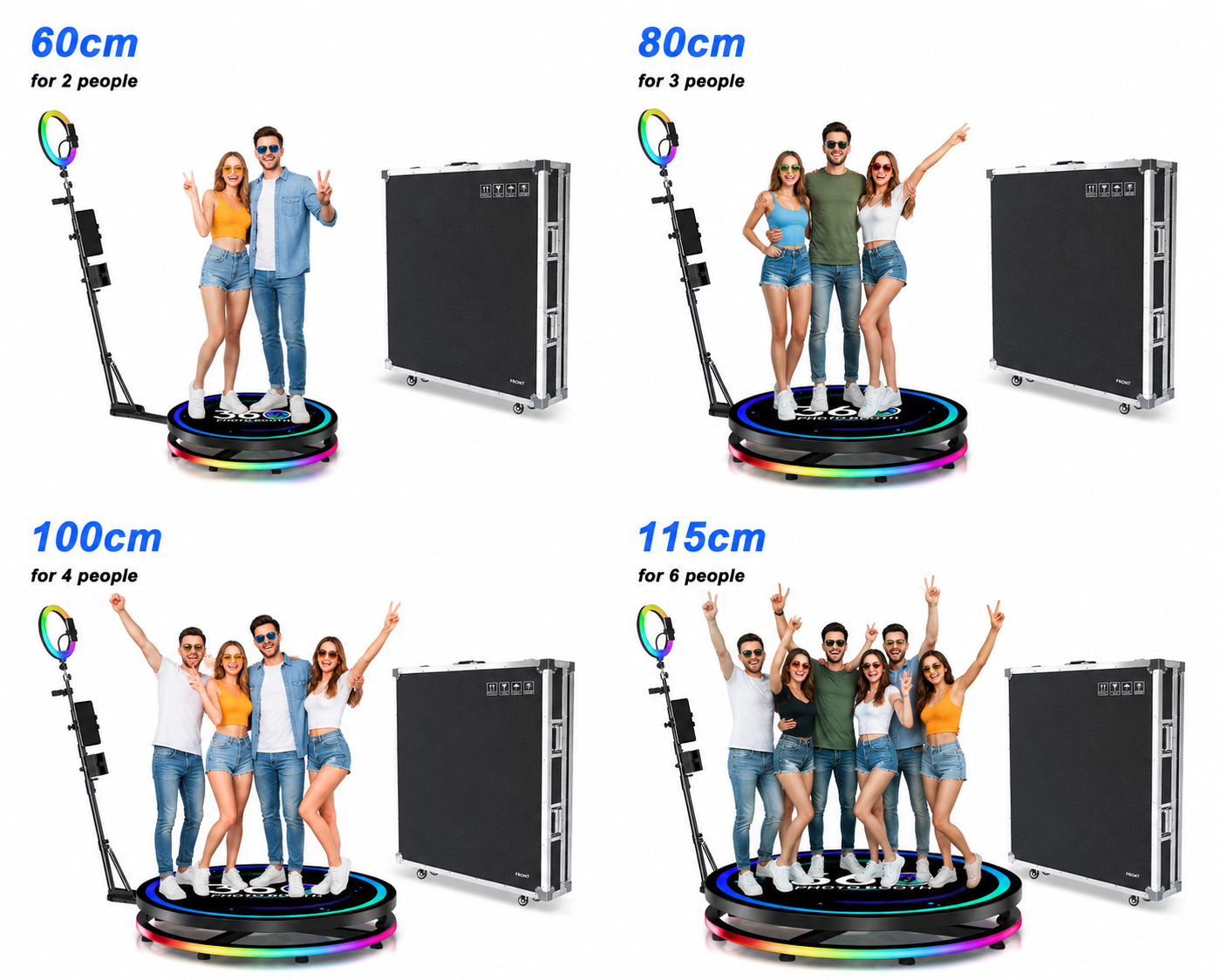 360 Photo Booth Machine with R - Photography Lighting Kit Rental 리뷰 및 가격