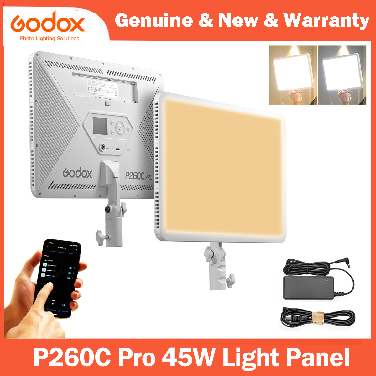 Godox P260C Pro LED Video Ligh - Video Light Panel Led 리뷰 및 가격