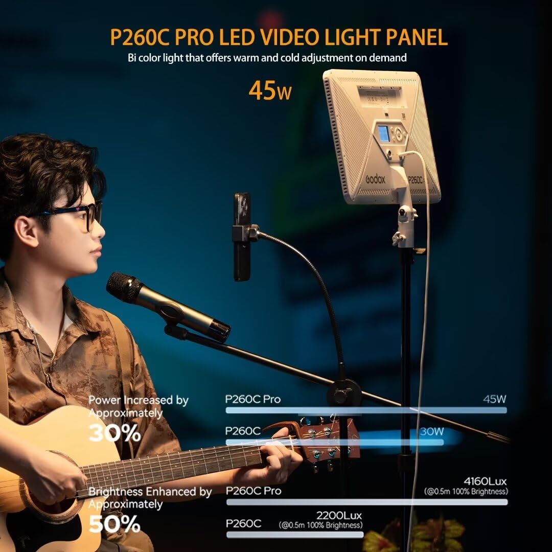 Godox P260C Pro LED Video Ligh - Video Light Panel Led 리뷰 및 가격