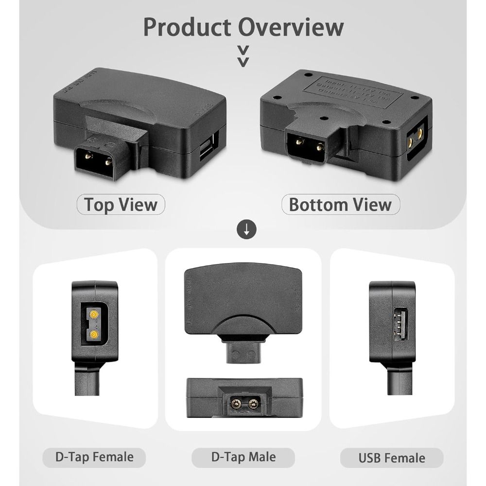 11V-17V D Tap to USB Adapter 5 - V Mount Battery 리뷰 및 가격