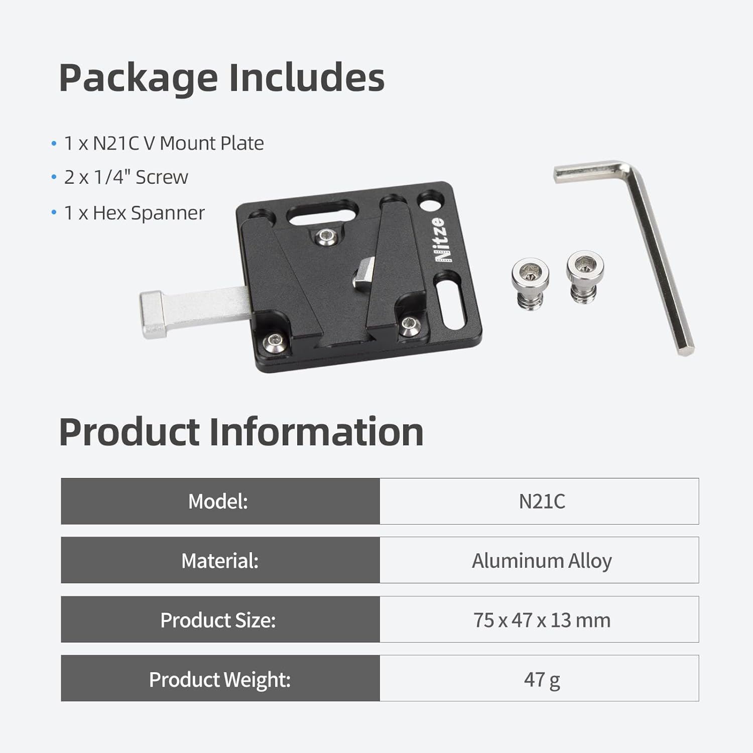Nitze V Mount Battery Plate, A - V Mount Battery 리뷰 및 가격