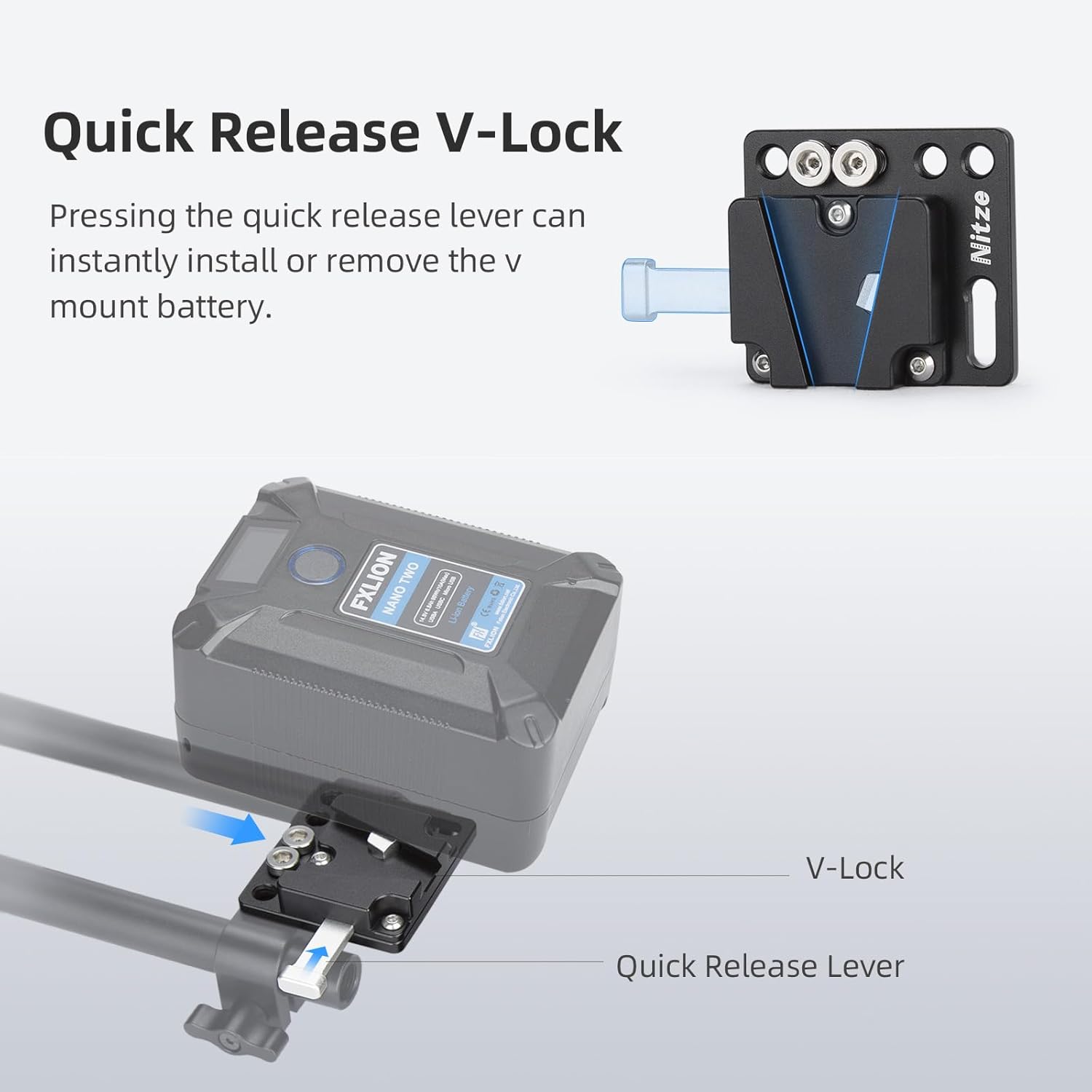 Nitze V Mount Battery Plate, A - V Mount Battery 리뷰 및 가격