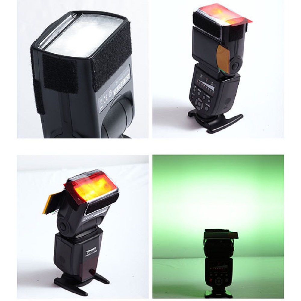 12 Colors Camera Flash Gels Li - Photography Lighting For Products 리뷰 및 가격