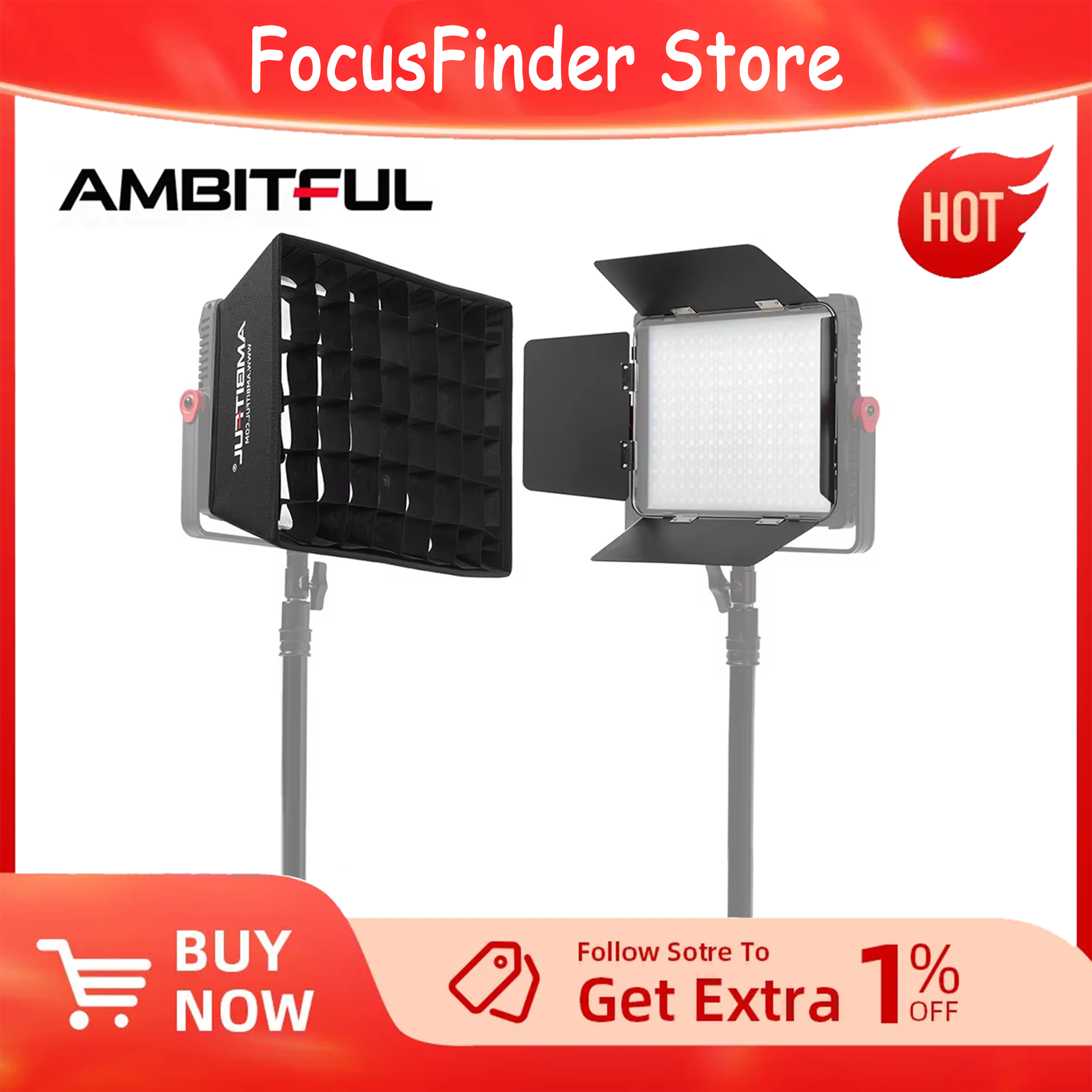 AMBITFUL P35R LED Video Panel  - Video Light Panel Led 리뷰 및 가격