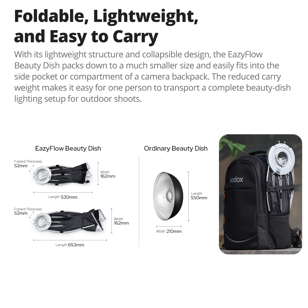 New Godox EazyFlow Beauty Dish - Photography Lighting Design 리뷰 및 가격